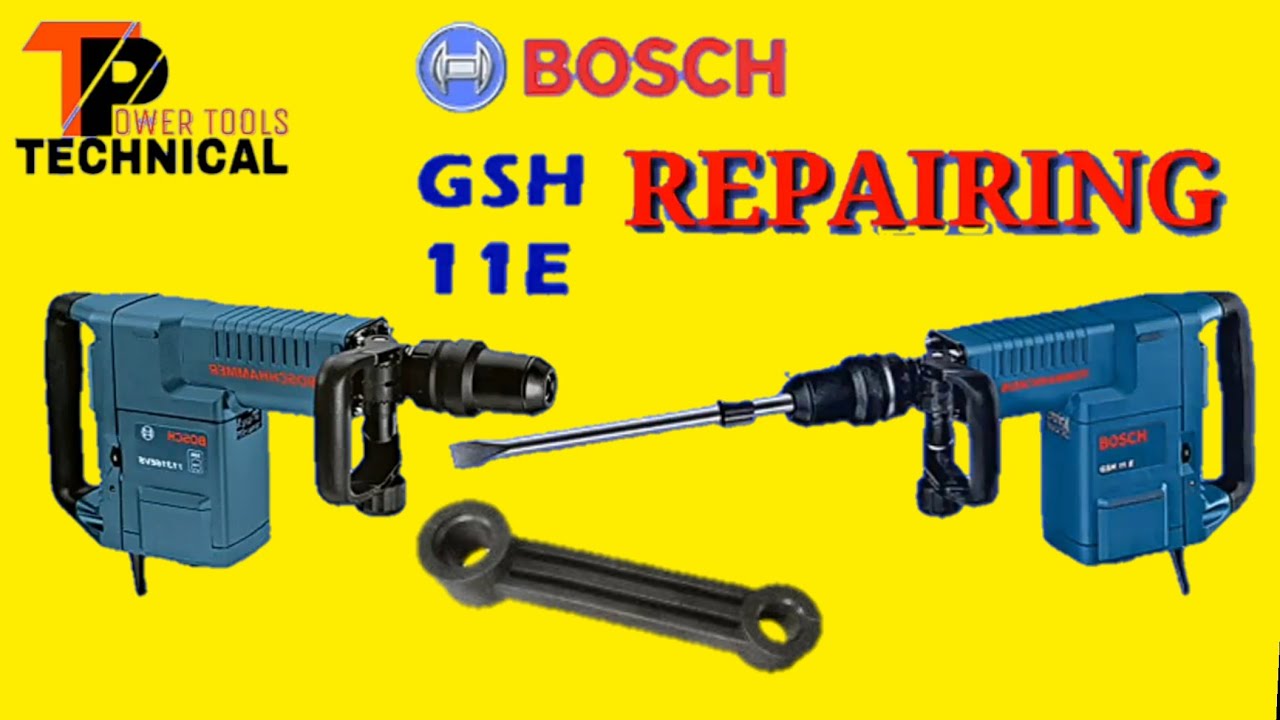 How To Repair BOSH 11 E  | Connecting Rod Change | O Ring & Solving More Problems | TECHNICAL POWER