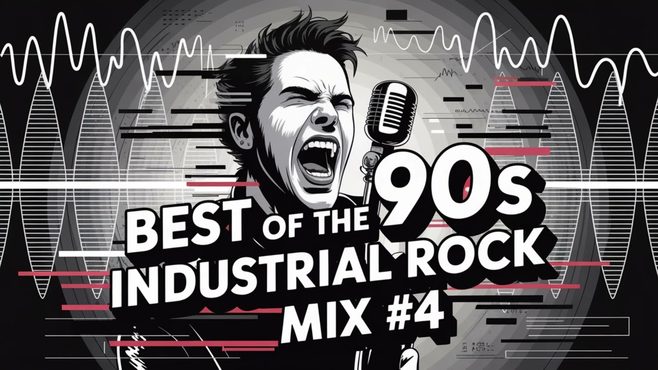Greatest 90s Industrial Music for Focus - Dark Ambient Electronic Background Music for Productivity