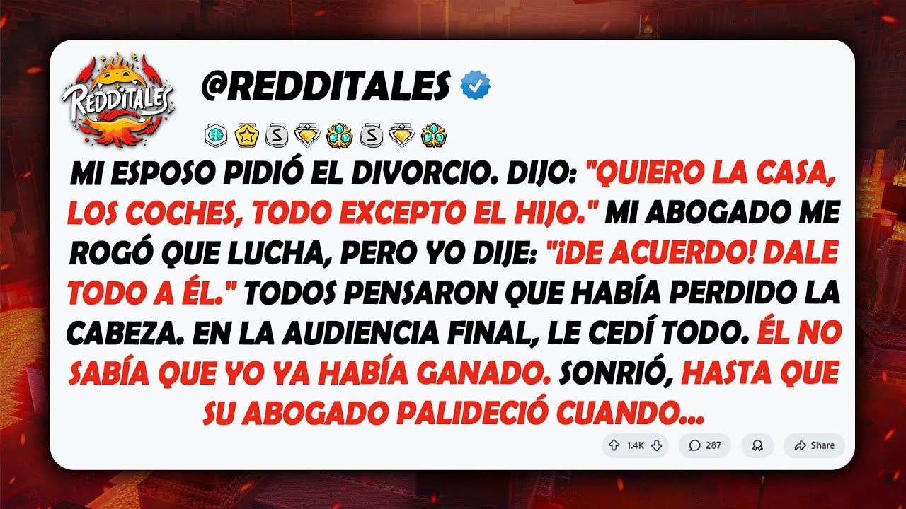 Mi esposo se quedó con todo en el divorcio. Sonreí y dije: 