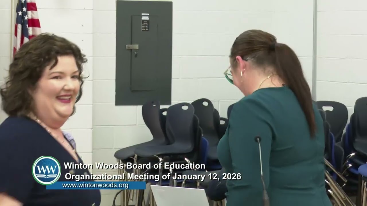 Winton Woods Board of Education Organizational Meeting of January 12, 2026