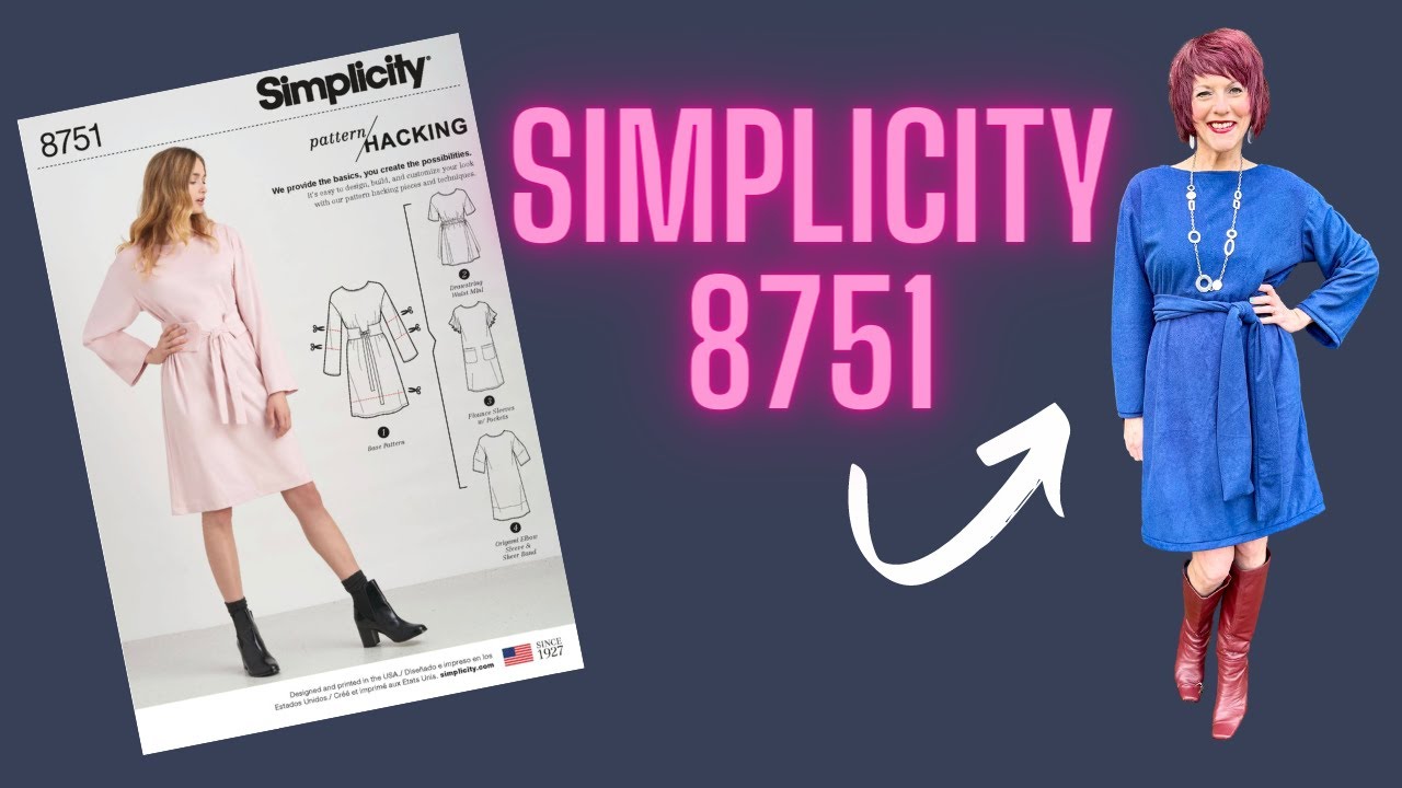 Simplicity 8751! Pattern Review!  Great for Beginners!
