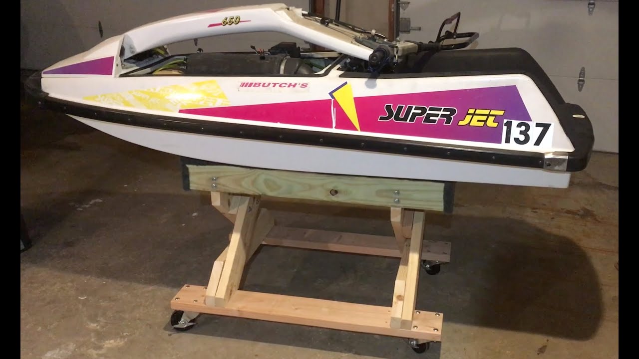 Yamaha Superjet Jet Ski Garage Dolly/Cart - Bombproof for under $100!