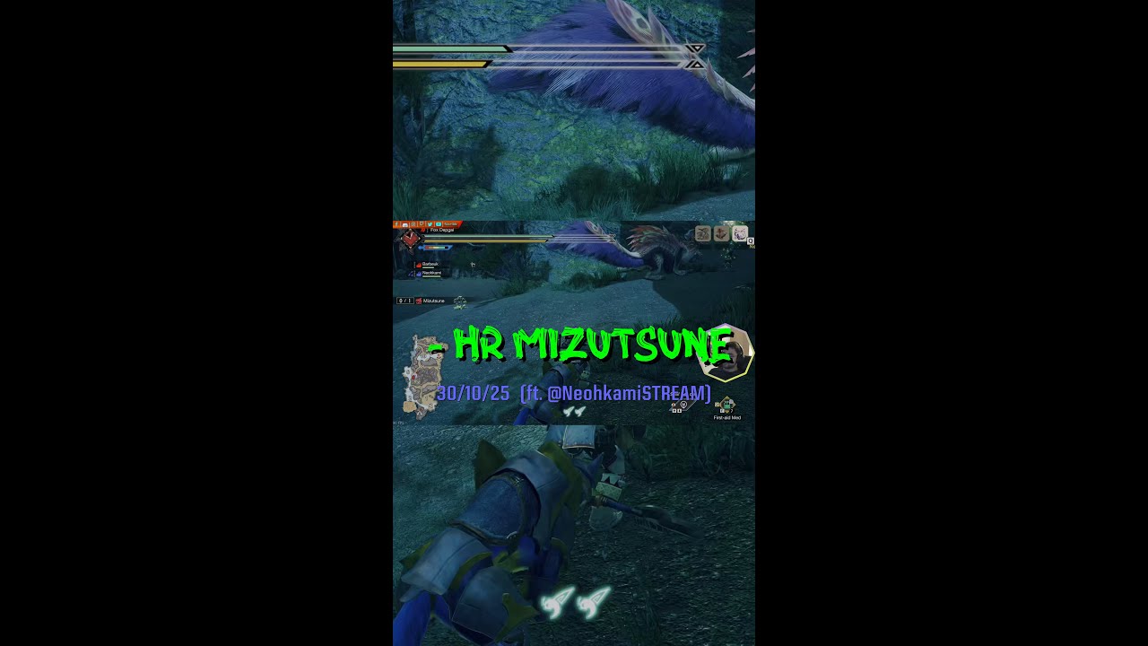 MHR Sunbreak - HR Mizutsune - Funny 4K short of 30/10/25 session (ft. @NeohkamiSTREAM)