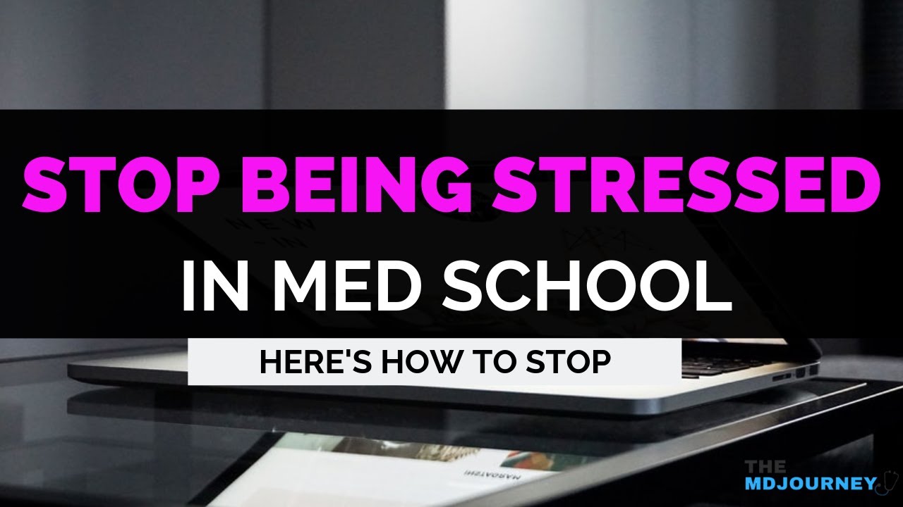 Stressed in Medical School or as A Pre Med? (Stop Doing This One Thing)