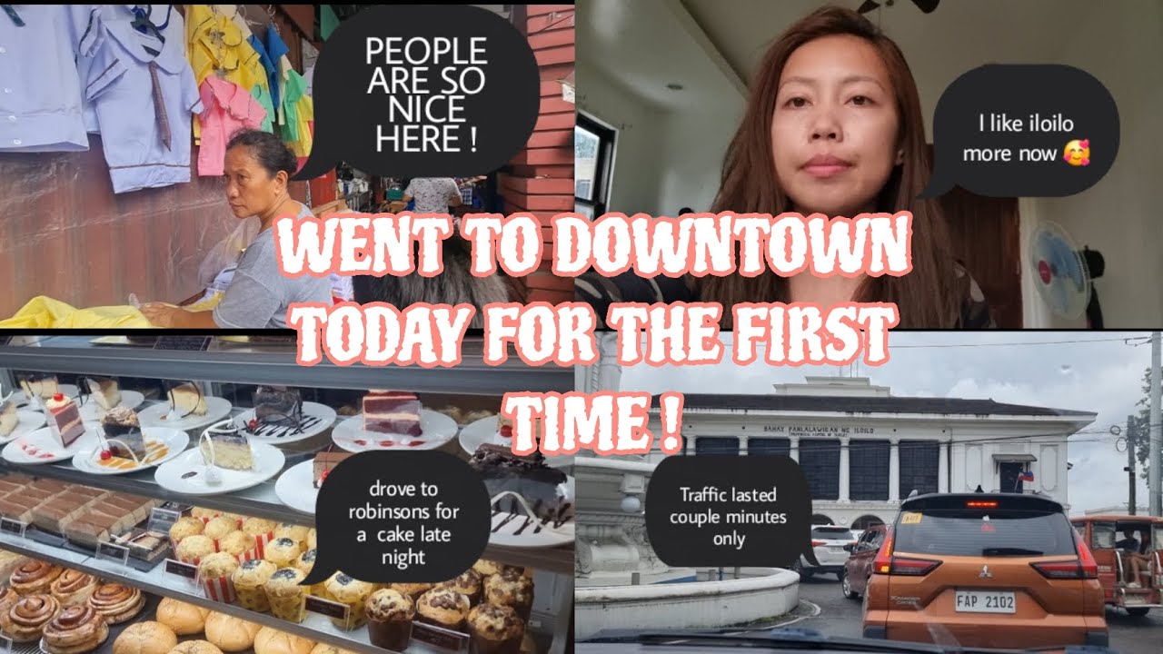 WENT TO DOWNTOWN ILOILO, /PEOPLE ARE NICE HERE /TRAFFIC NOT BAD #ILOILO ILOILOCITY