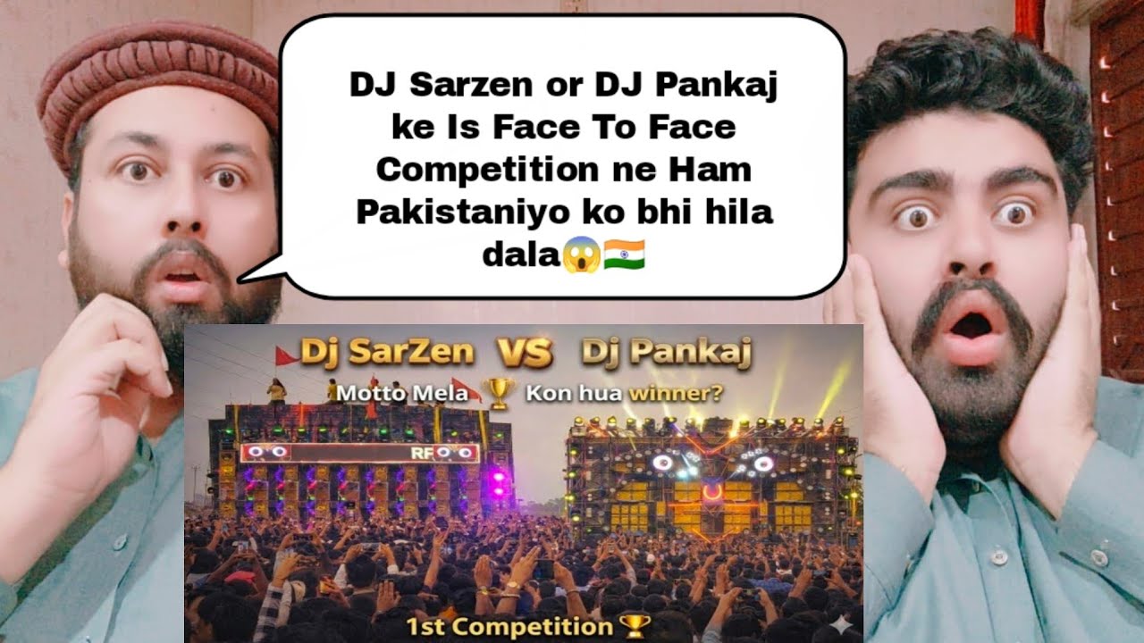 DJ Sarzen Vs DJ Pankaj Face To Face Competition In Motto Mela 2026 | Pakistani Reaction 