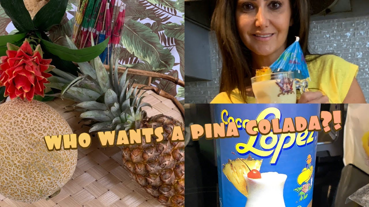 Apero ~ Pina Colada with Melon appetizer