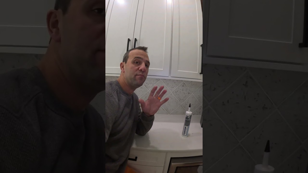 Caulk or Grout ?  #caulk #grout