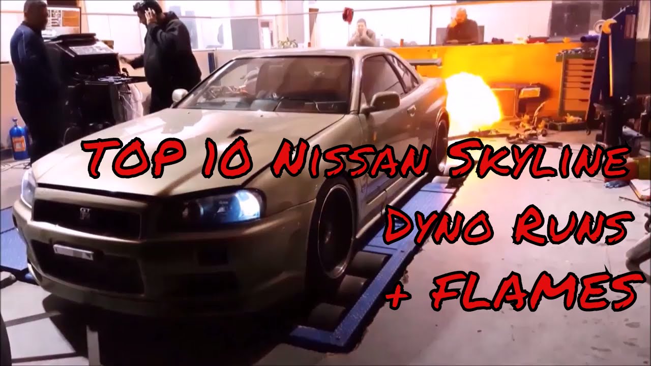Top 10 Nissan Skyline Dyno Runs