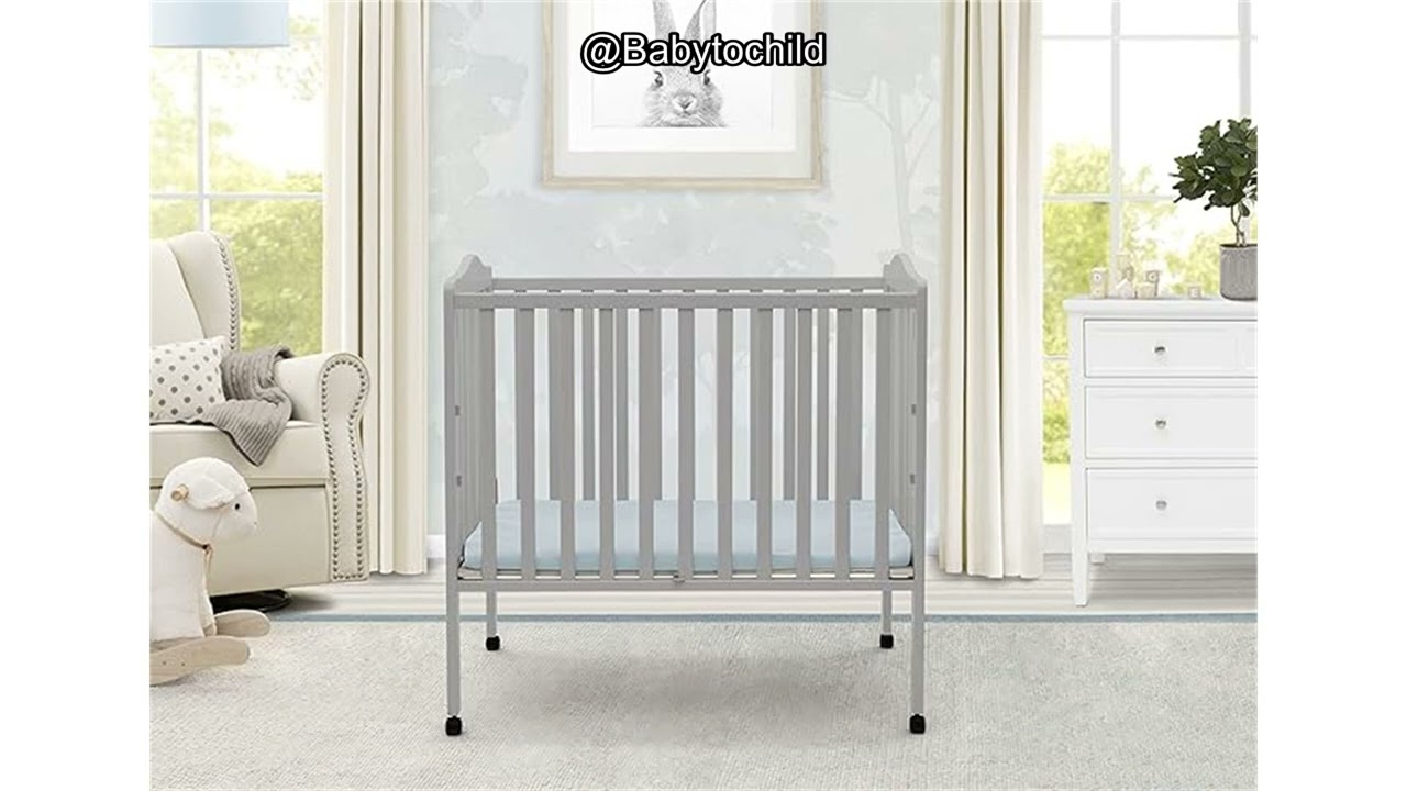 Delta Children Folding Mini Crib Review: Safe, Portable, and Perfect for Small Spaces.