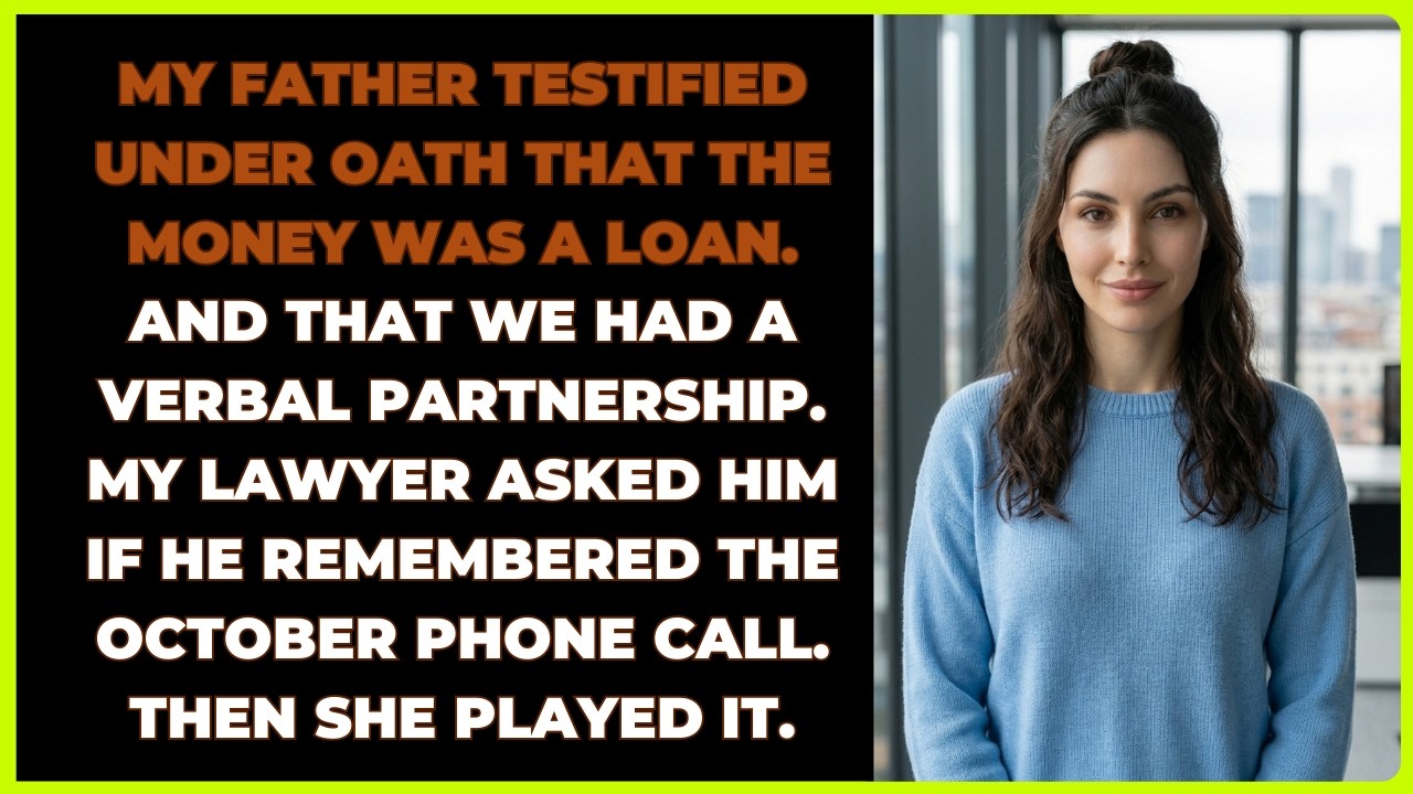 MY DAD LIED TO THE COURT AND SAID SHE OWES ME EVERYTHING UNTIL MY LAWYER PLAYED THE RECORDING…