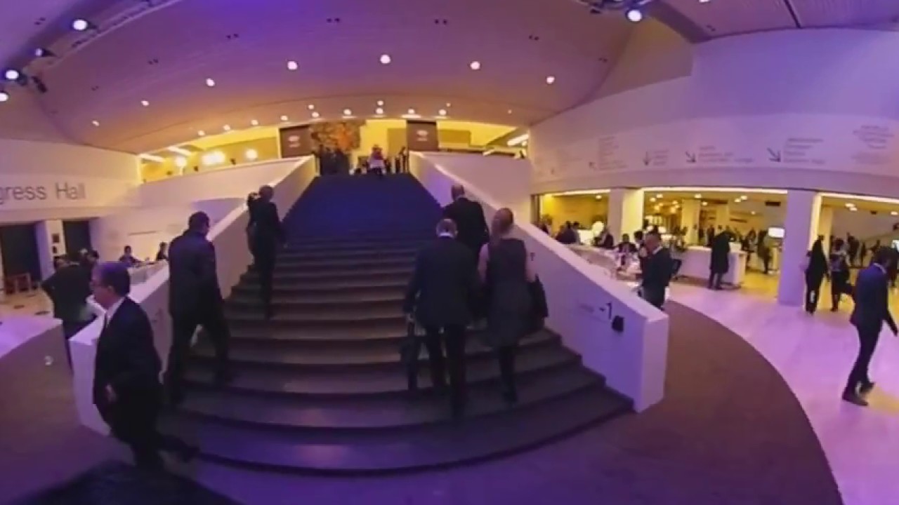 360&deg; panorama video: World Economic Forum 2018 in Davos