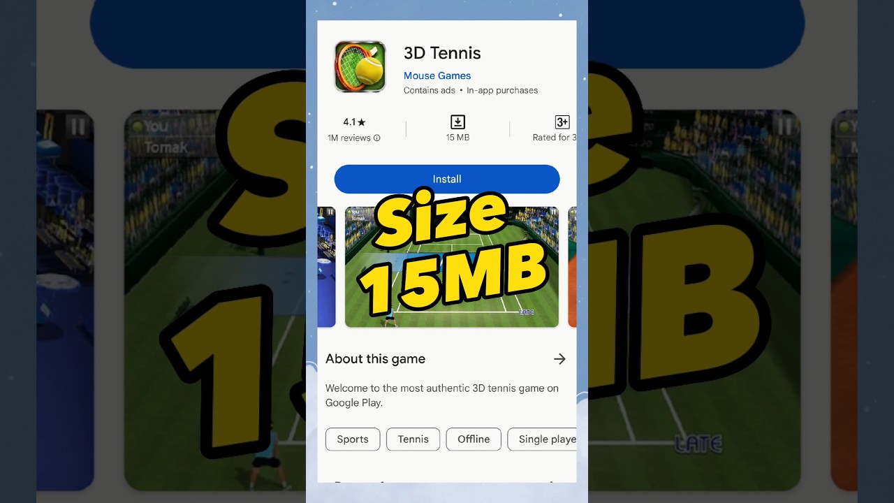 OFFLINE GAMES UNDER 50MB😱#shorts