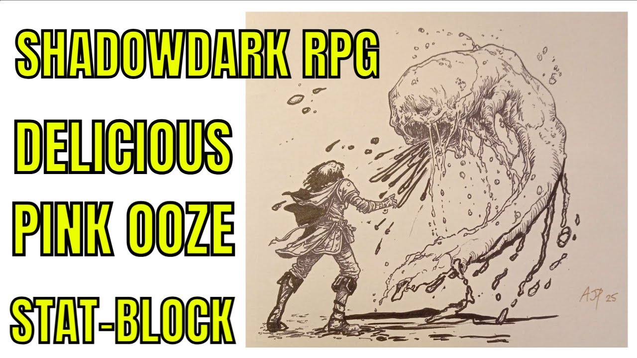 BUILDING SHADOWDARK DELICIOUS PINK OOZE MONSTER STAT-BLOCK 🔴#4k LIVE