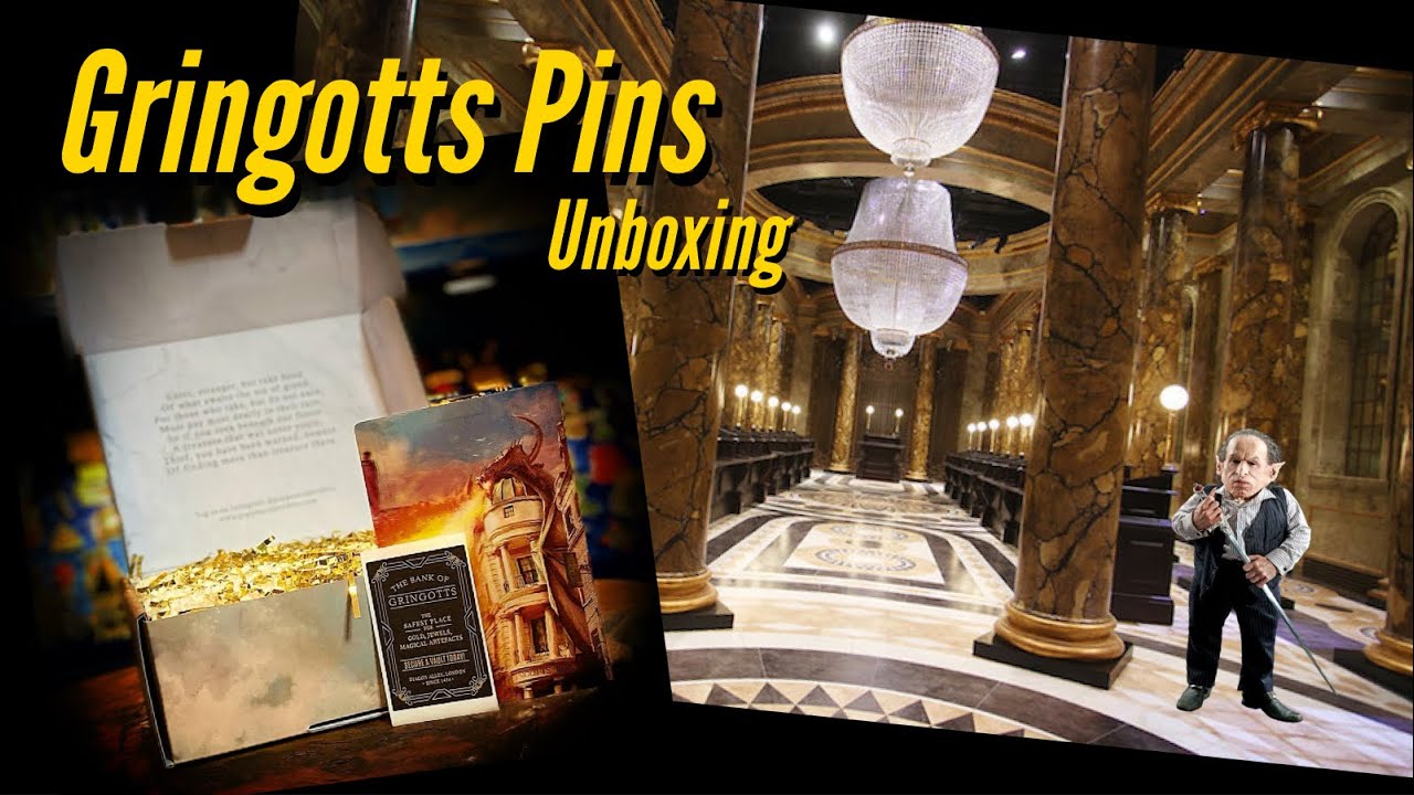 HARRY POTTER THE GRINGOTTS PIN SERIES BY POPPINS COLLECTABLES UNBOXING | VICTORIA MACLEAN