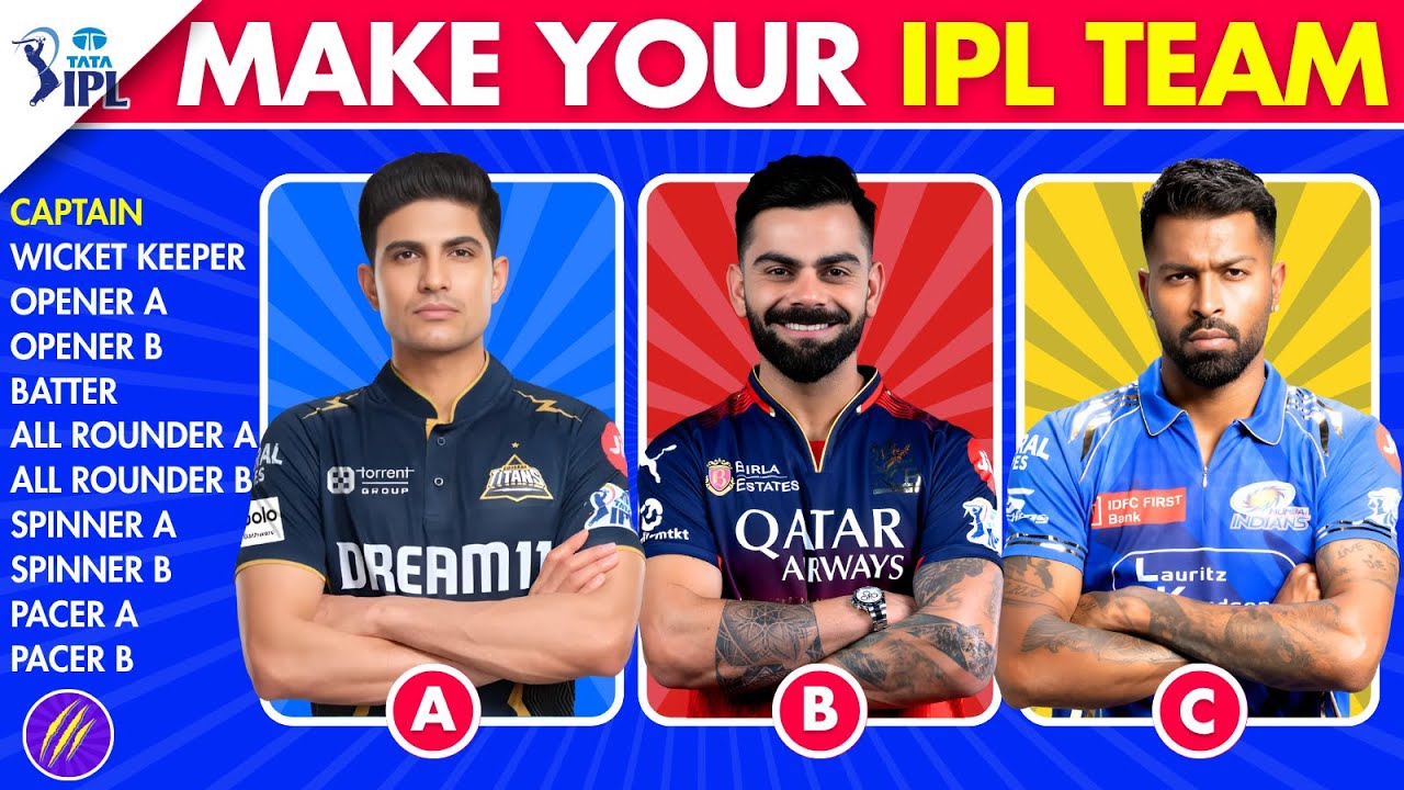 Создайте свою собственную команду мечты 11 IPL: выпуск 2025 года 🔥