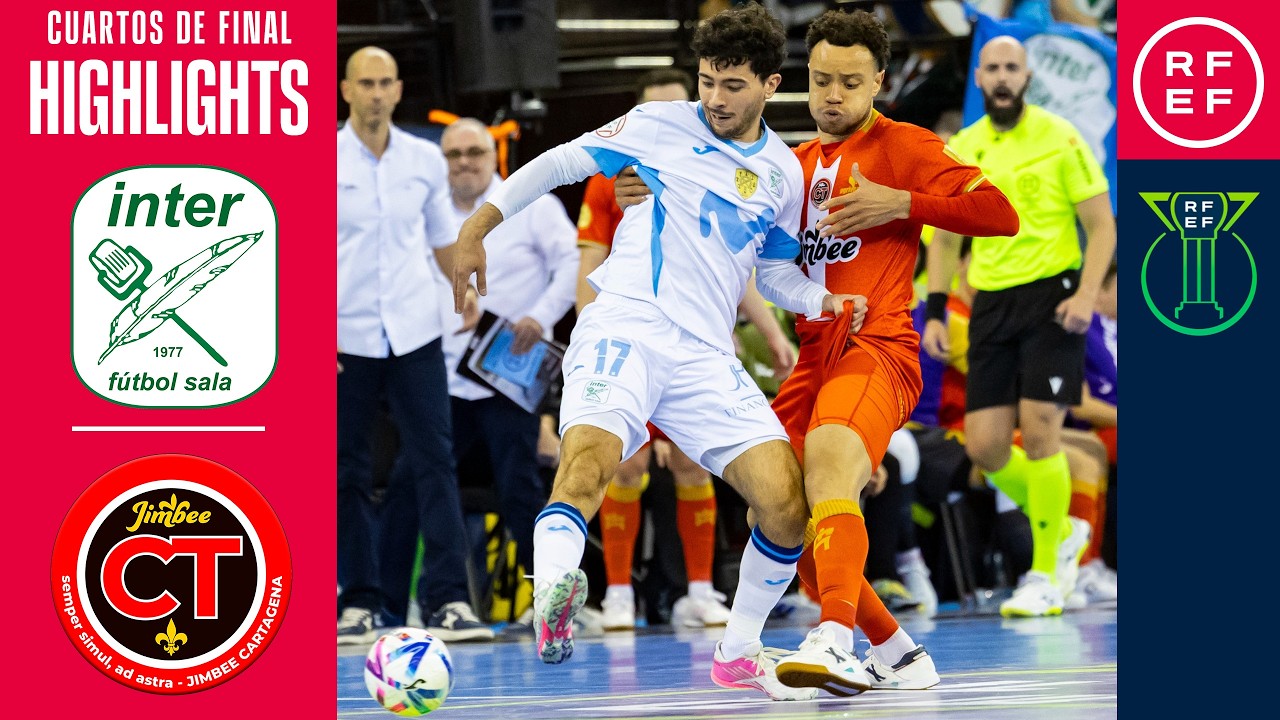 Resumen #CopadeEspa&ntilde;aFS Movistar Inter 8-3 Jimbee Cartagena Costa C&aacute;lida | Cuartos de Final