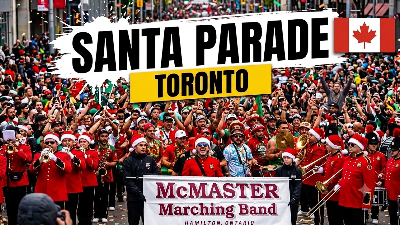 🎅 Santa Claus Parade Toronto 2024 | Das große Weihnachtsspektakel 🎄 | 120 Jahre Tradition! 🎉