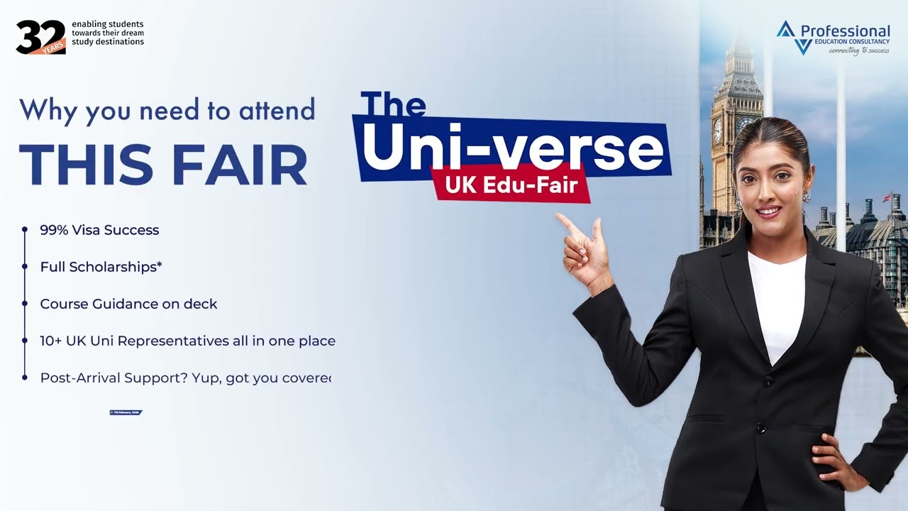 Manifest your UK Life | The Uni-verse: UK Education Fair | Saturday, 7th February 2026