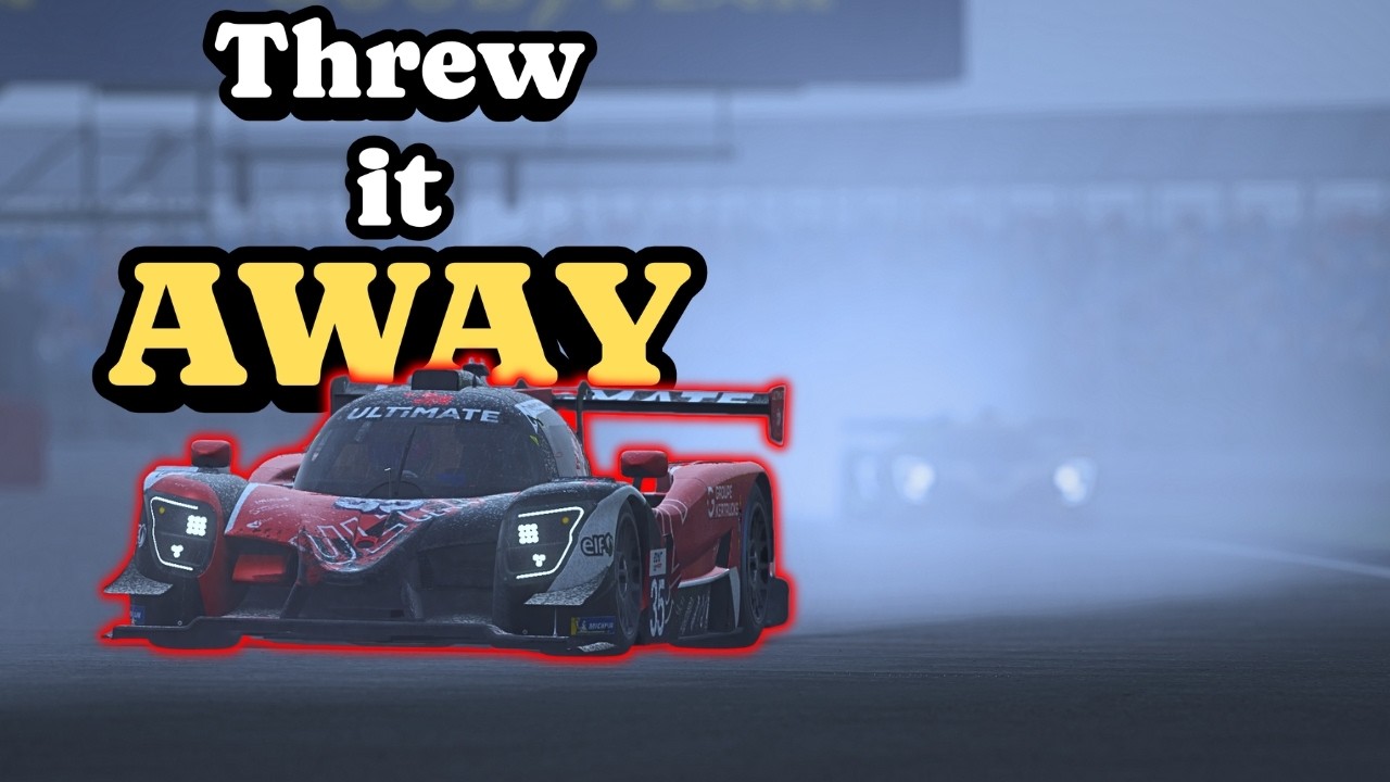 I Spun on the FINAL LAP While Catching P1… | Silverstone Rain Race