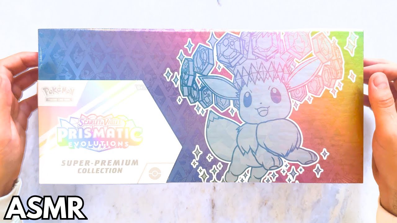 ASMR | Prismatic Evolutions Super Premium Collection Opening + 35 Packs of Prismatic Pokemon Cards