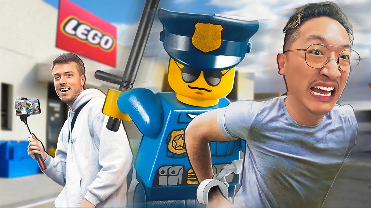 WE GOT KICKED OUT OF THE LEGO HOUSE!