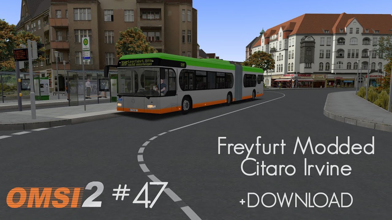OMSI 2 #47 | Freyfurt Modded +DOWNLOAD | Citaro Irvine | Line 66E