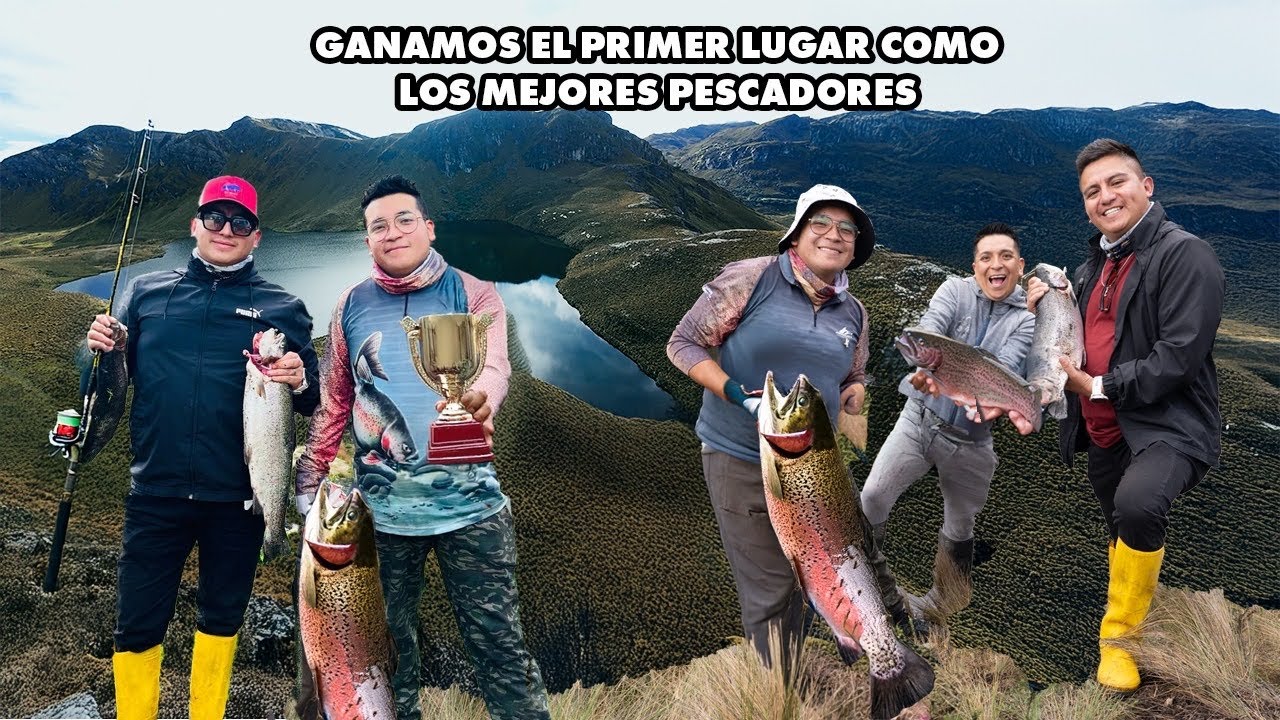 GRAN TORNEO DE PESCA 🎣, 100 PARTICIPANTES, UN GANADOR  Y GANAMOS 🥇, CAJAS - AZUAY I GEO LEMA