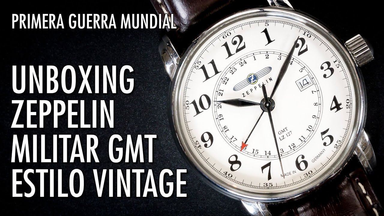 Unboxing Zeppelin GMT Hecho en Alemania 7642-5 Reloj Clásico en Español