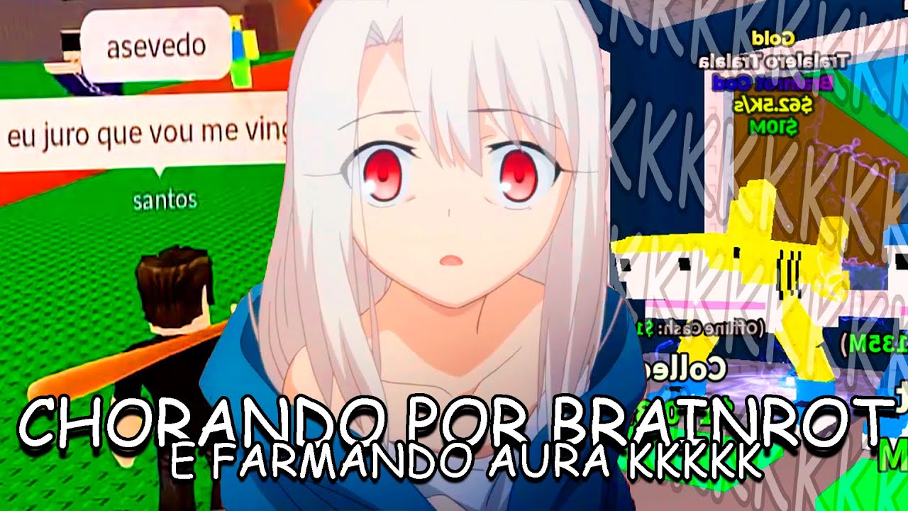 CRIANÇAS CHORANDO E FARMANDO AURA POR BRAINROTS
