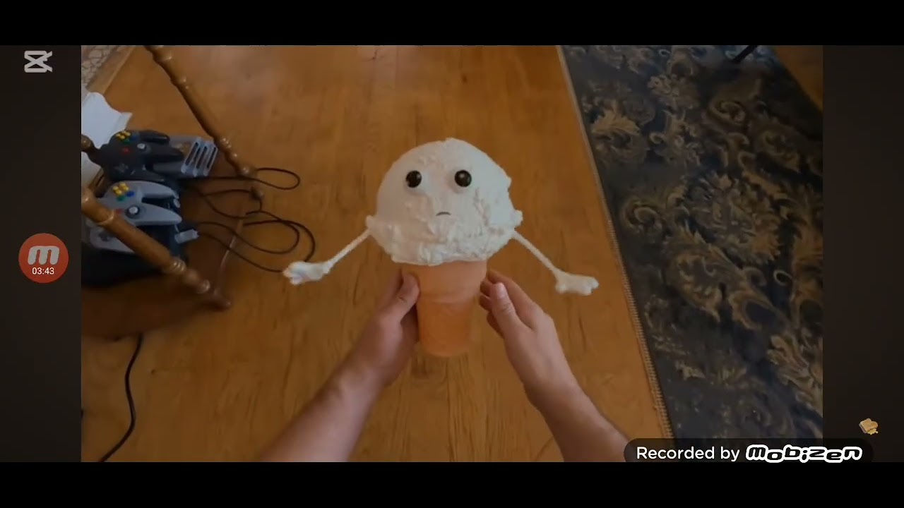 Reacciono el video de making ice cream de buttered side down