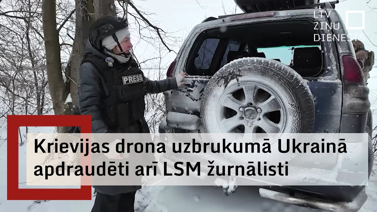 LSM žurnālisti piedzīvojuši tiešu Krievijas drona uzbrukumu.