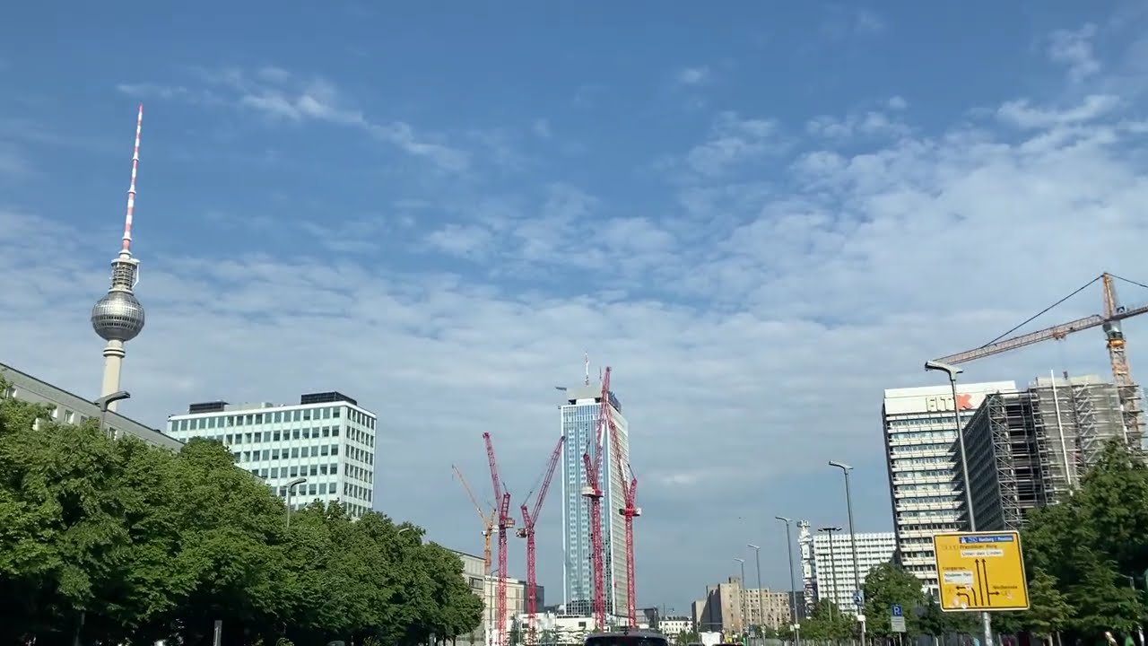 ALEXANDERPLATZ BERLIN EAST DOWNTOWN