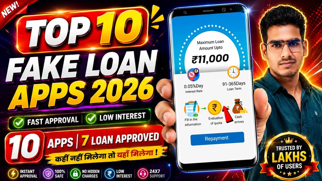 Top 10 Fake Loan Apps List 2026 🚨 | 7 Days Loan App Reality ✅ | Real vs Fake Full Truth