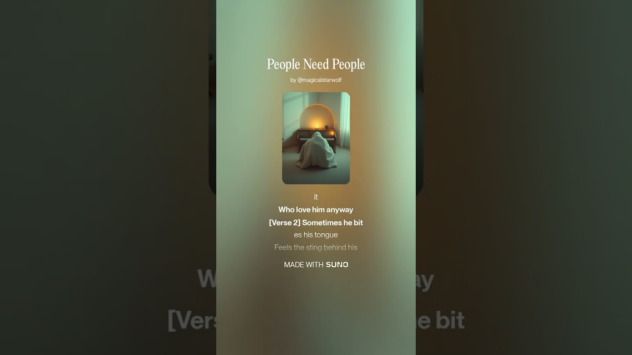 People Need People