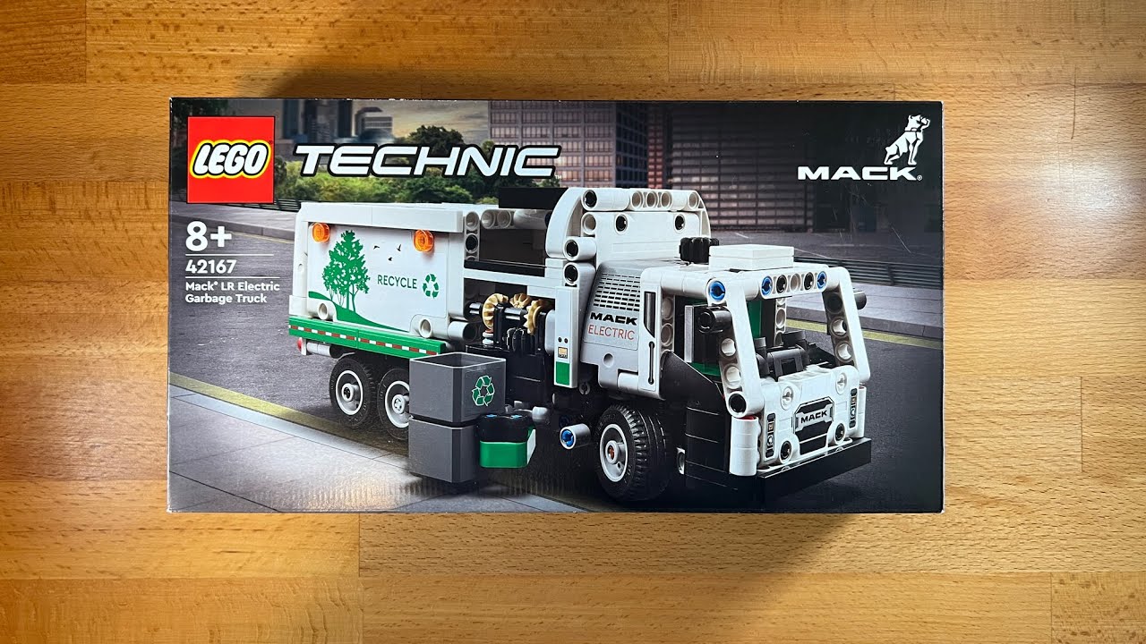 LEGO Technic 42167 Mack LR Electric Garbage Truck – LEGO Speed Build