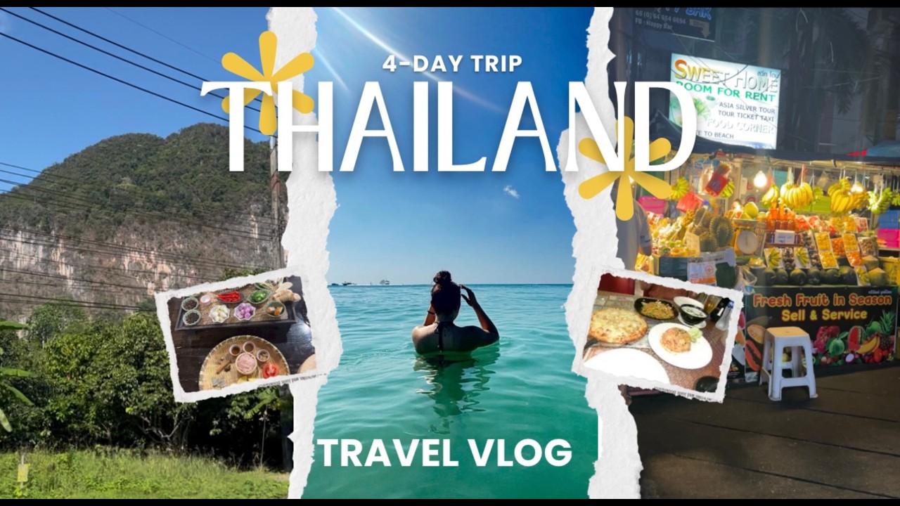 女子大生４日間Thailand Vlog（失敗しすぎて、人生最高）