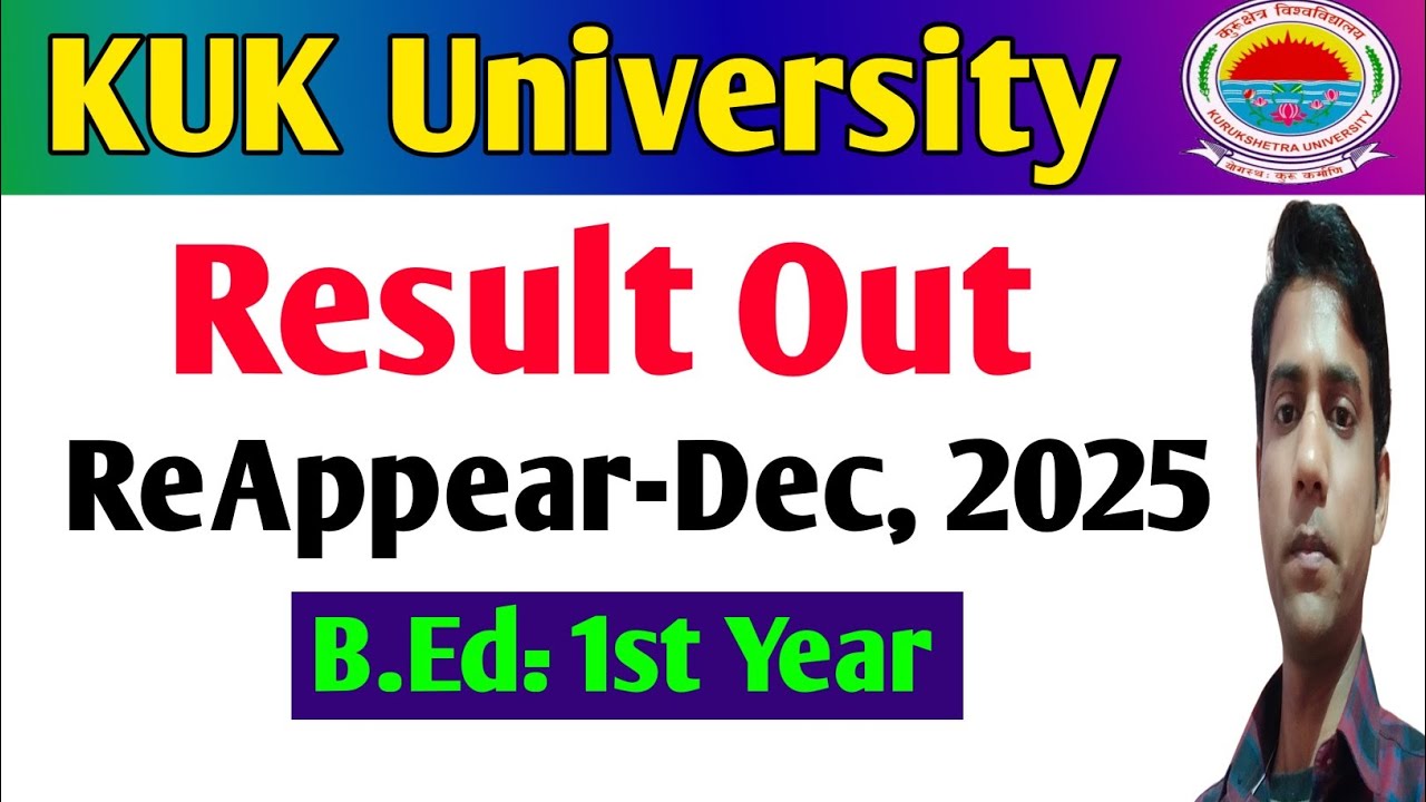 Reappear Dec_2025 Result Out || KUK University, B.Ed 1st Year , Mission One Way