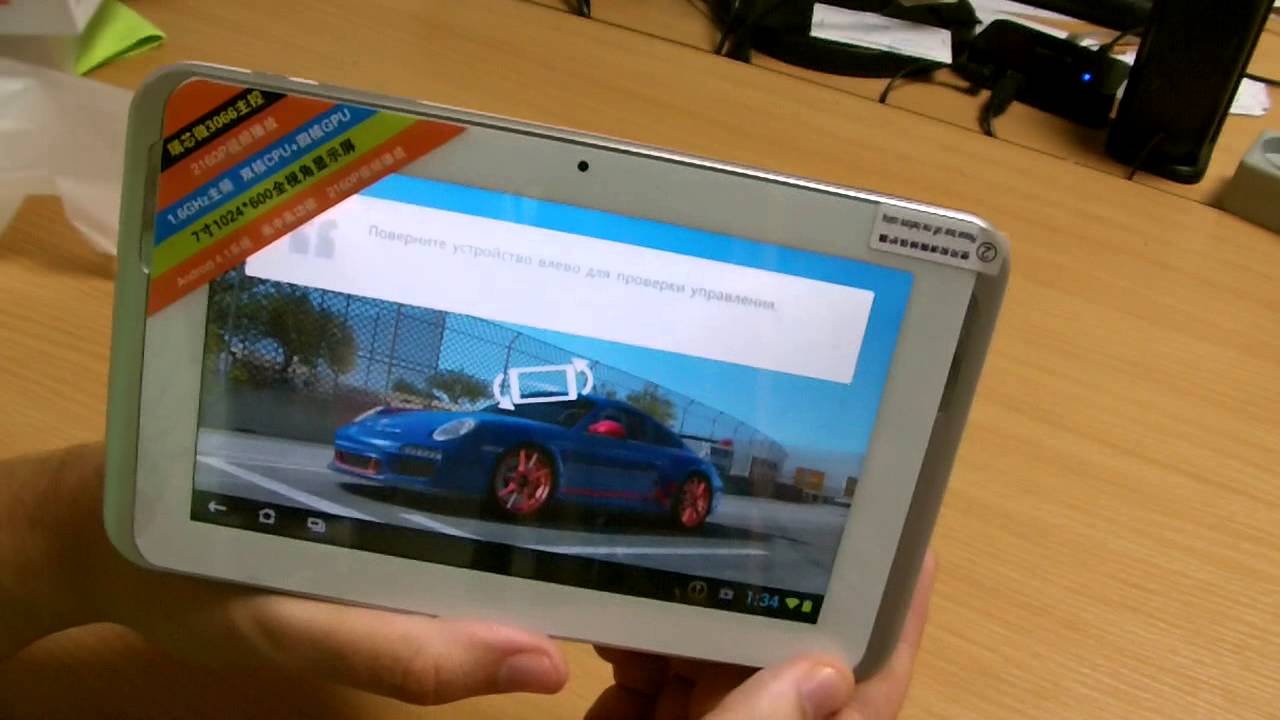 Видеообзор планшета Sanei N78 (игры, программы, интерфейсы)  