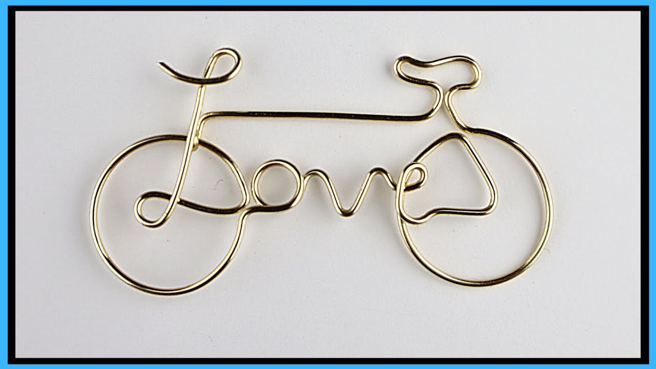 Love Bike Wire Art Tutorial