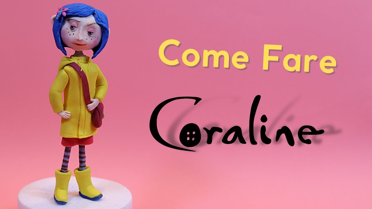Coraline in Pasta di Zucchero Cake Topper