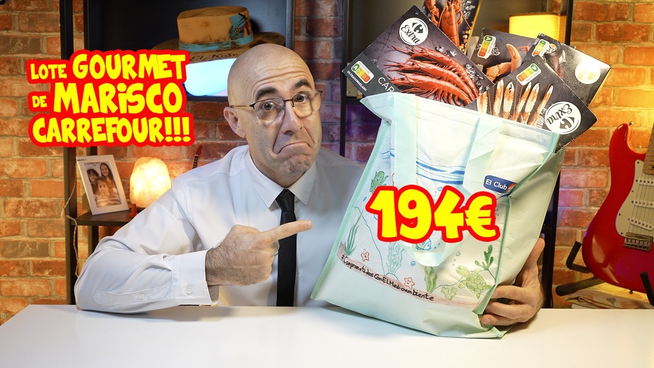 Lote GOURMET de MARISCO de CARREFOUR... un DESASTRE 😡😡😡