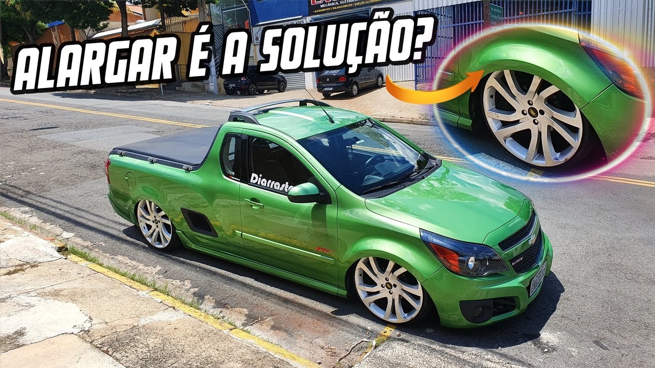 MONTANA COM PARALAMAS MAIS LARGOS? FICOU TOP - ANDA COM ARO 20 PREGADA NO CHÃO! PAPARAZZI 7008