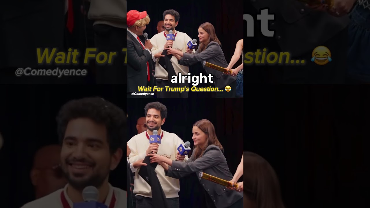 Trump vs Alia😂💀| india got latent season 2 #shorts #trump  #indiasgotlatent #samayraina #aliabhatt