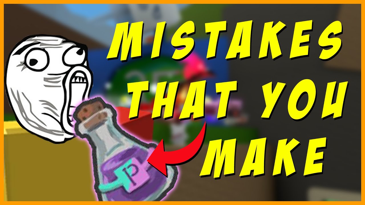 10 Mistakes That People Make in Bee Swarm Simulator 'EXPLAINED' | Roblox