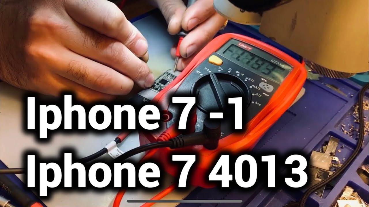Ремонт IPhone 7 error-1 и ошибка 4013