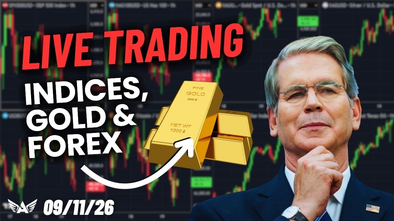 LIVE Trading CPI Gold, Nasdaq, Forex | A1 Trading Show