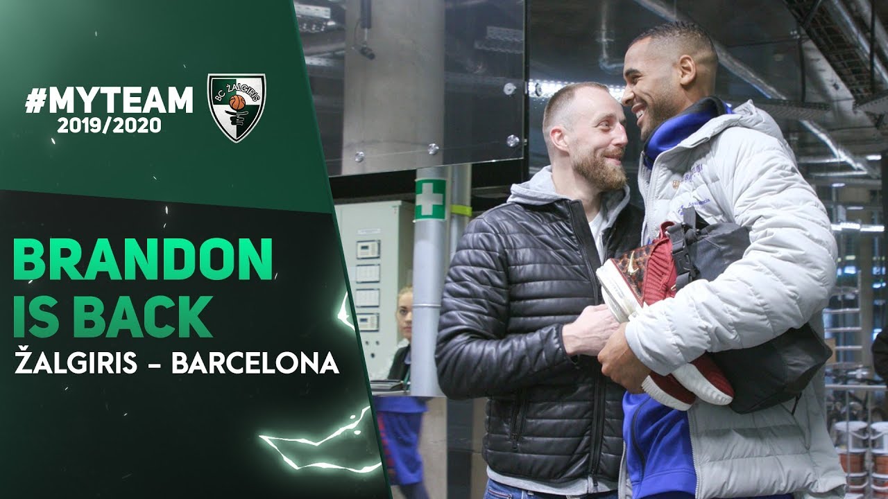 Brandon Davies makes his return to Zalgirio Arena with Barcelona