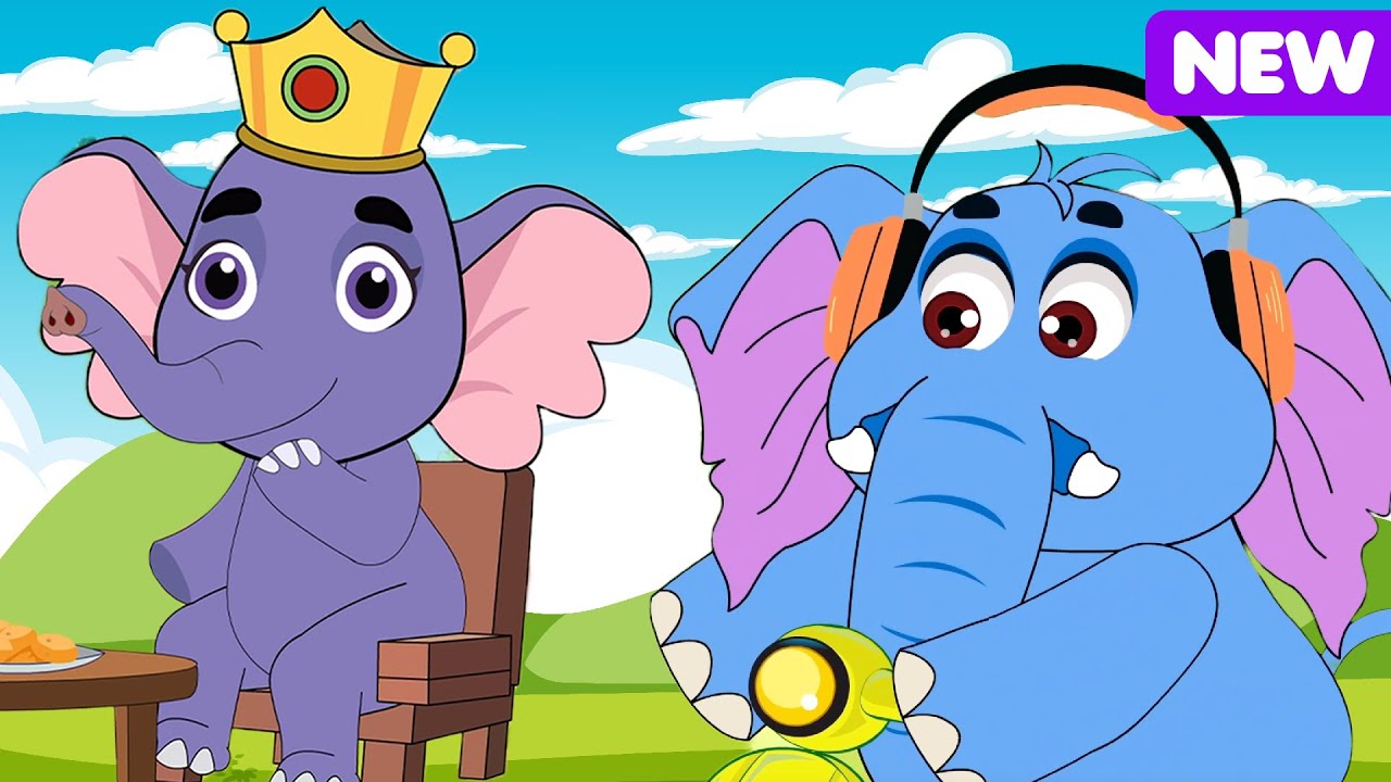 Ek Mota Hathi + Hathi Raja Kids Rhymes | Hindi Rhymes | Tiny Kids