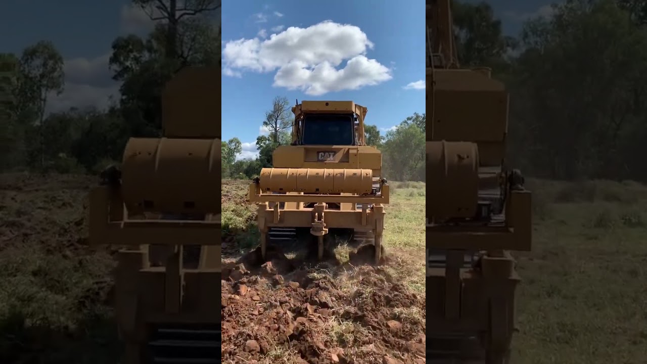 Sinking the Rippers in to bust up the clay pan.
